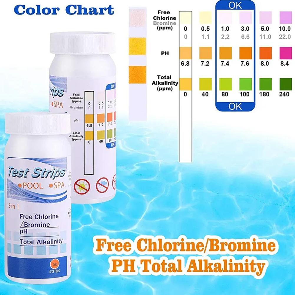 50pcs Chlorine PH Test Strips  - Ph Strip Test incelemesi ve fiyatı