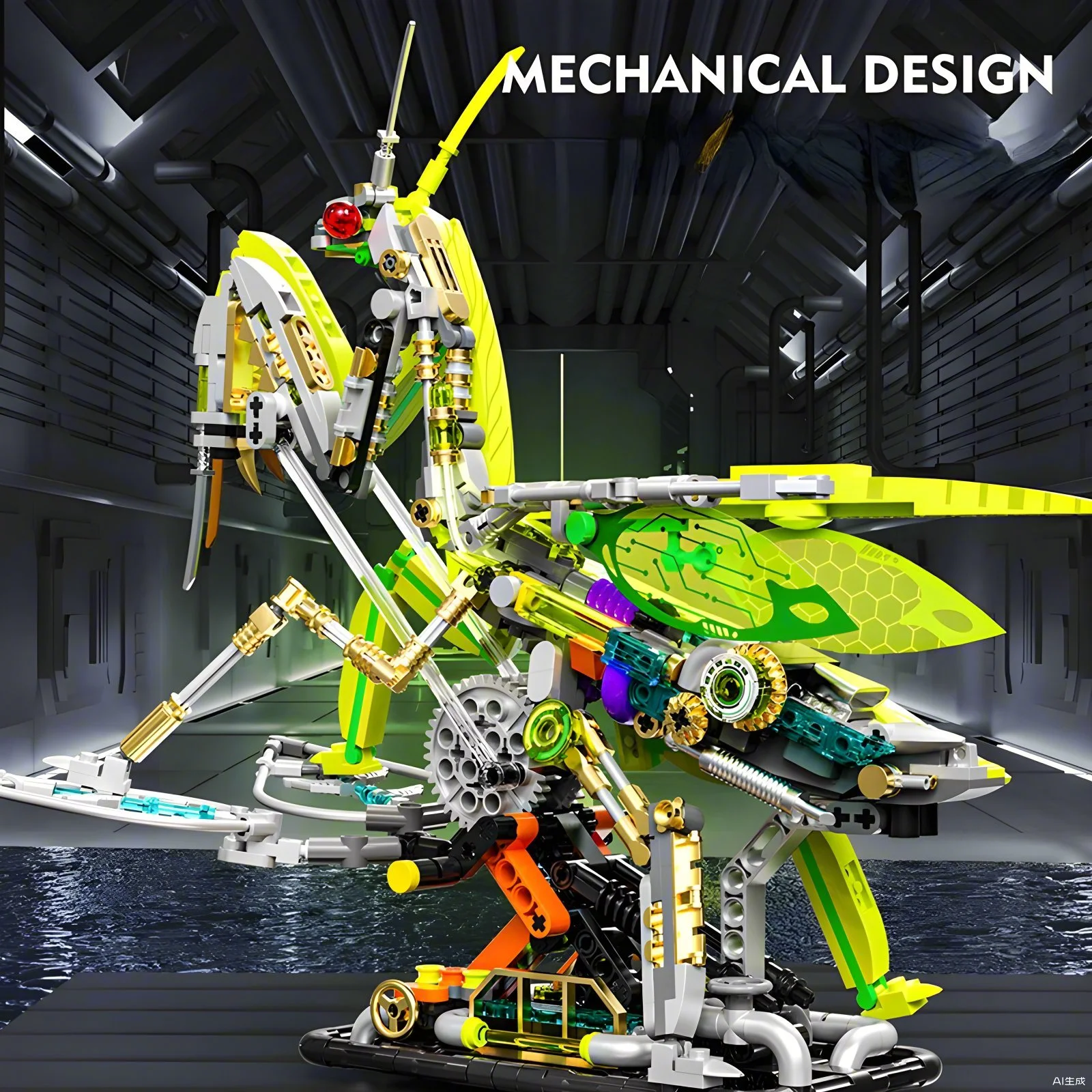 DIY Mantis building blocks sem - Science Diy Model incelemesi ve fiyatı