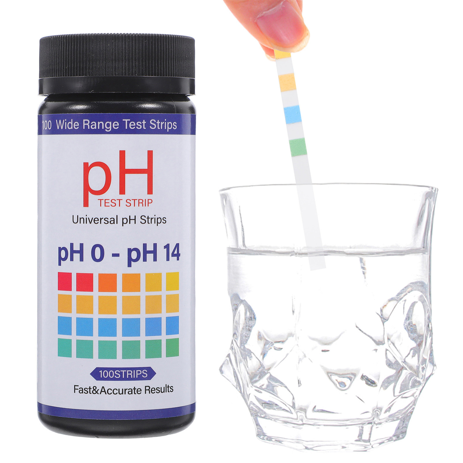 100Pcs PH Test Paper 0-14 Wide - Ph Strip Test incelemesi ve fiyatı