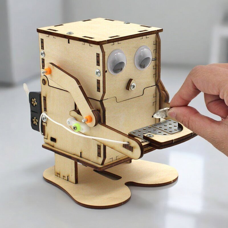 Wooden Assemble DIY Robot Eati - Science Max incelemesi ve fiyatı