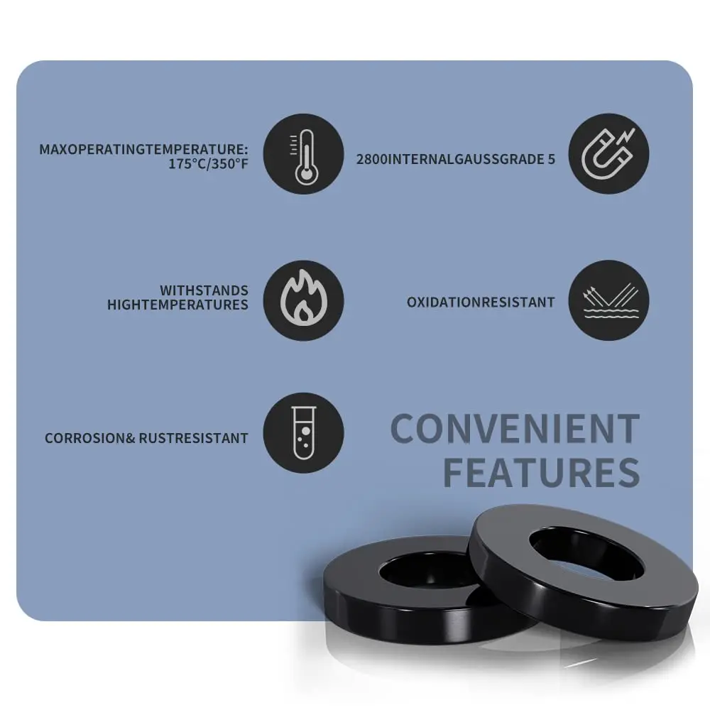 D45-100mm Ferrite Ring Magnet  - Hobby Is Science incelemesi ve fiyatı