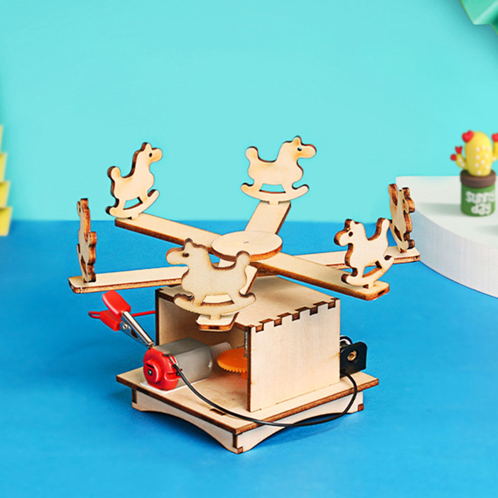 DIY Wooden Merry-Go-Round Asse - Science Diy Model incelemesi ve fiyatı