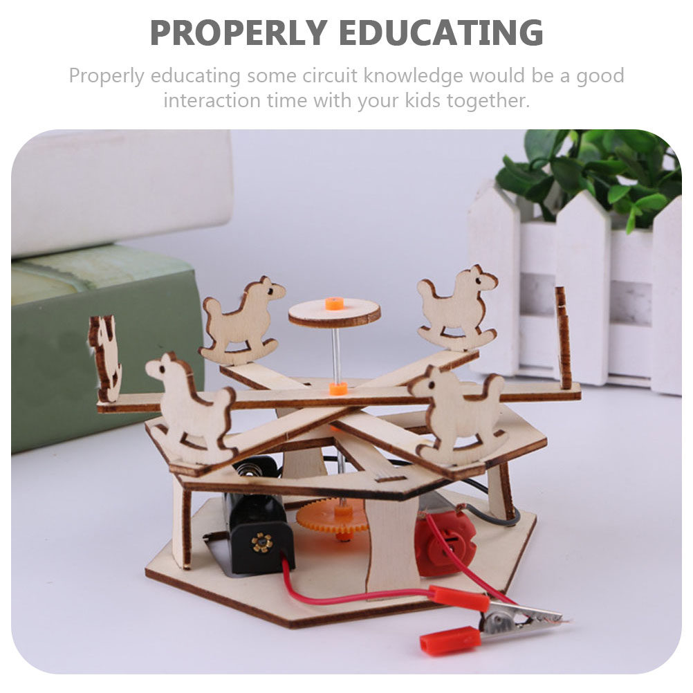 DIY Wooden Merry-Go-Round Asse - Science Diy Model incelemesi ve fiyatı