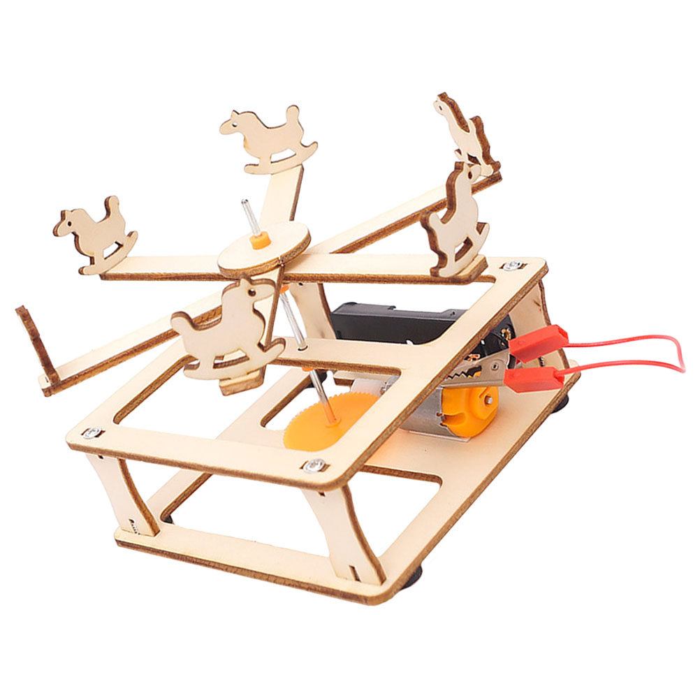 DIY Wooden Merry-Go-Round Asse - Science Diy Model incelemesi ve fiyatı