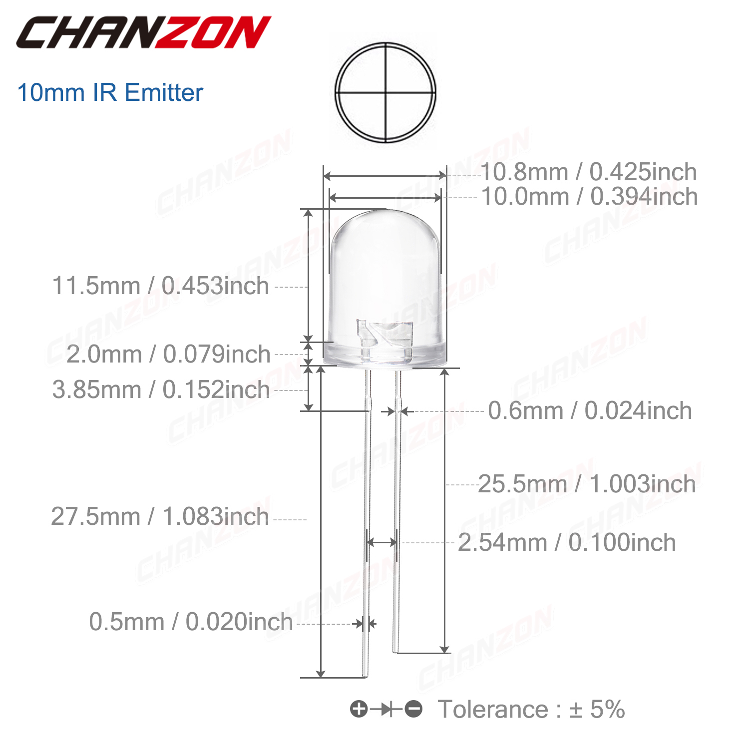 3mm 5mm 10mm IR LED Diode Tran - Hobby Is Science incelemesi ve fiyatı