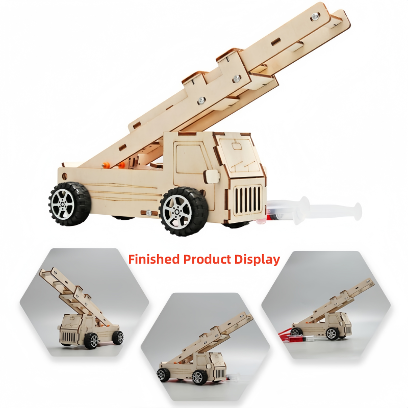 DIY Wood Ladder Fire Truck Mod - Science Diy Model incelemesi ve fiyatı