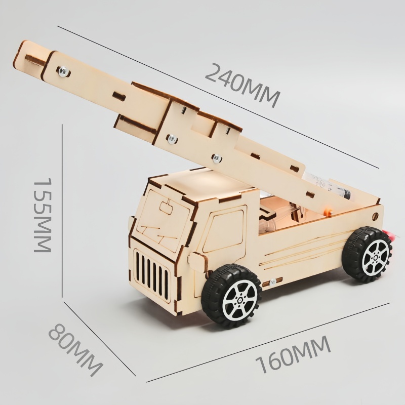 DIY Wood Ladder Fire Truck Mod - Science Diy Model incelemesi ve fiyatı