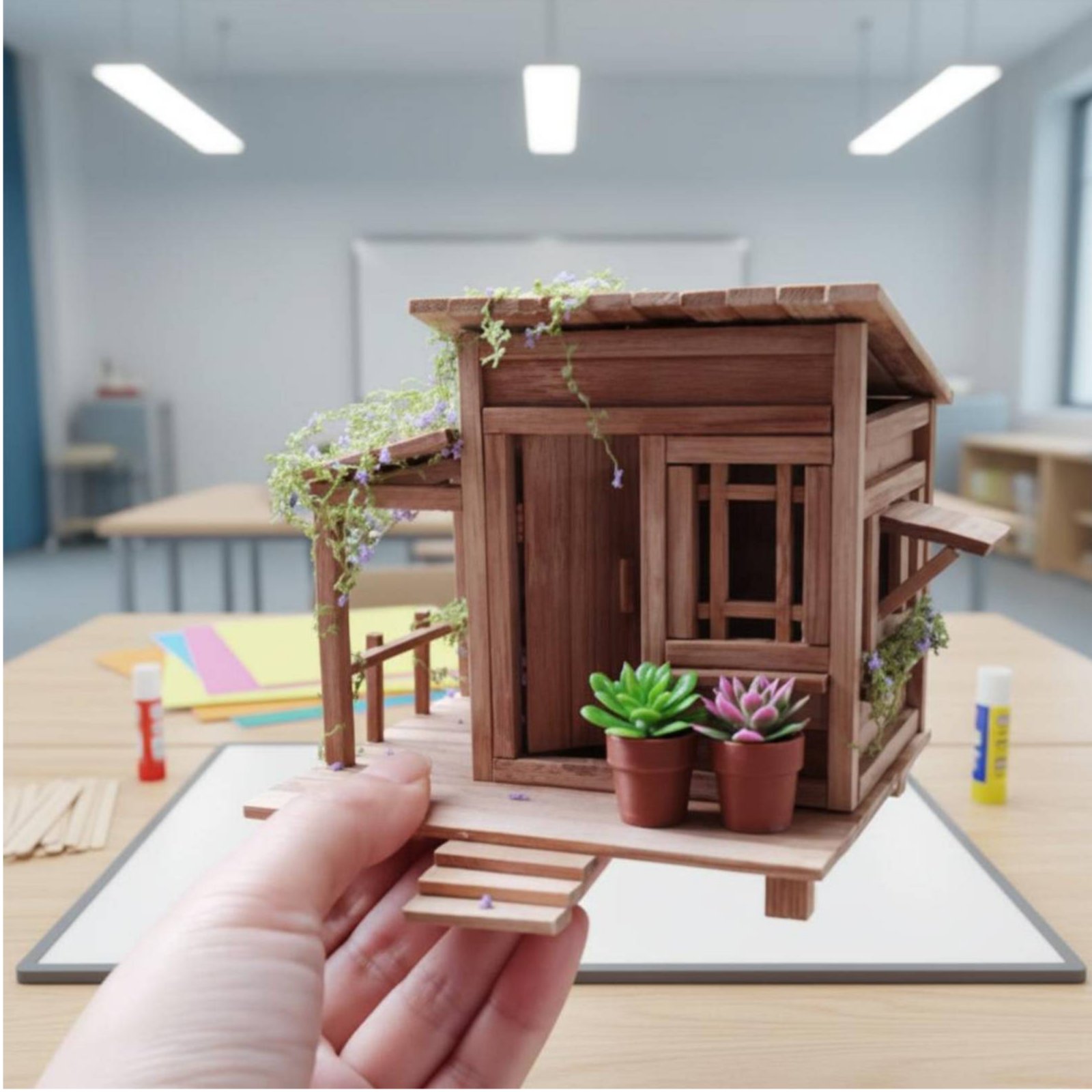 DIY Bamboo House Kit Relaxing  - Science Hobby Kit incelemesi ve fiyatı